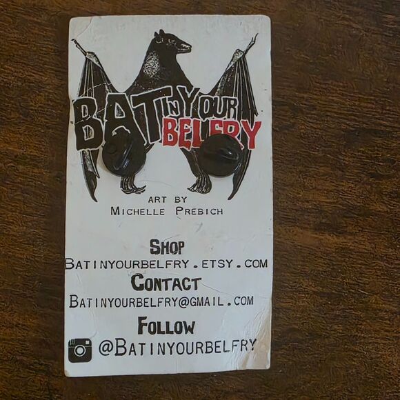 Goth Plague Doctor Enamel Pin Badge of Honor Antique Gold 2” NEW - Picture 2 of 2